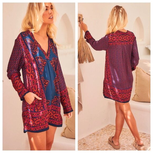 Free People Meadow Mod Mini Dress - S - EUC - Picture 1 of 9